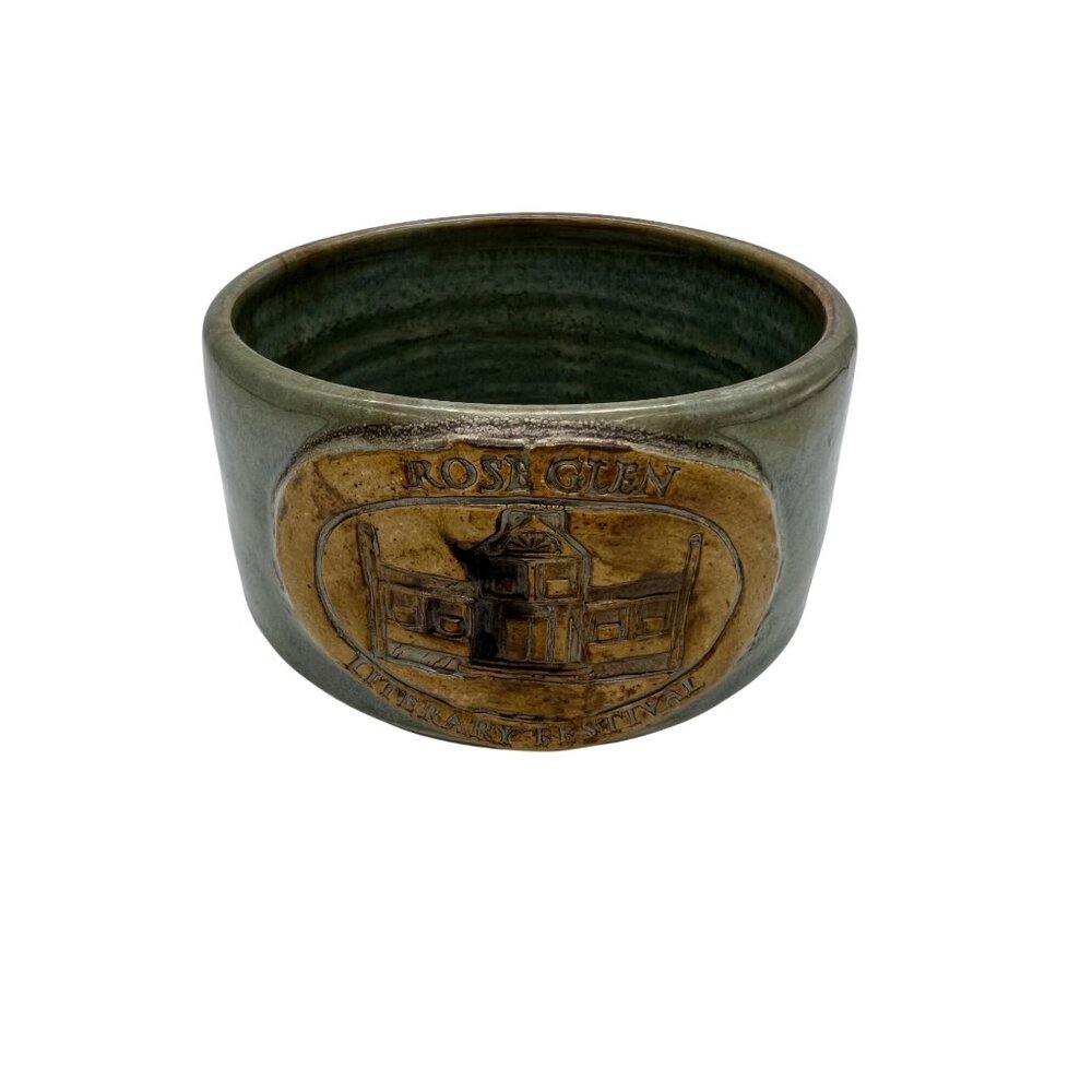 Rose Glen Literary Festival Pottery Bowl The Old Mill 2019 Collectors Piece
